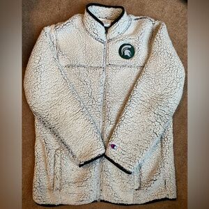 Women’s Champion Michigan State Sherpa Jacket - Size M